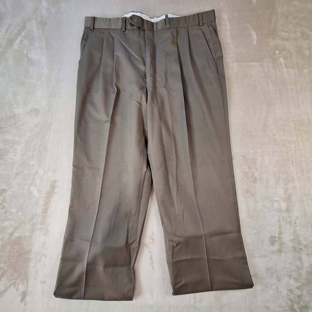 Lauren Ralph Lauren Dress Pants Men's 36W 31L Tan Brown Formal Suit Pants
